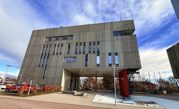 Gebäude der Integrierten Leitstelle Karlsruhe